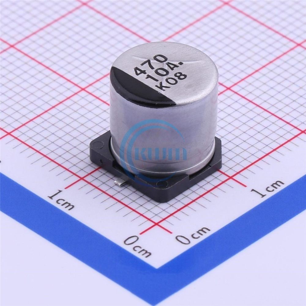 KWM Original new EEE Series 470uF 10V Electrolytic capacitor SMD EEE1AA471AP Integrated circuit IC Chip in stock
