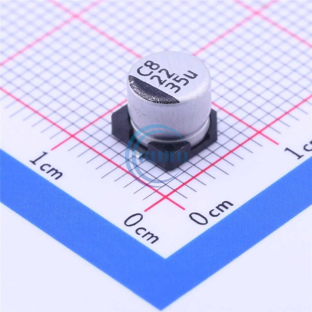 KWM Original new VUA Series 22uF 35V Electrolytic capacitor SMD VUA220M1VTR-0606L Integrated circuit IC Chip in stock