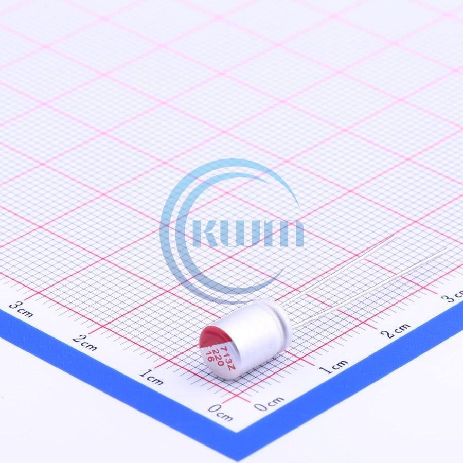 KWM Original new SPZ1CM Series 220uF 16V Solid electrolytic capacitor Radial SPZ1CM221E08O00RAXXX Integrated circuit