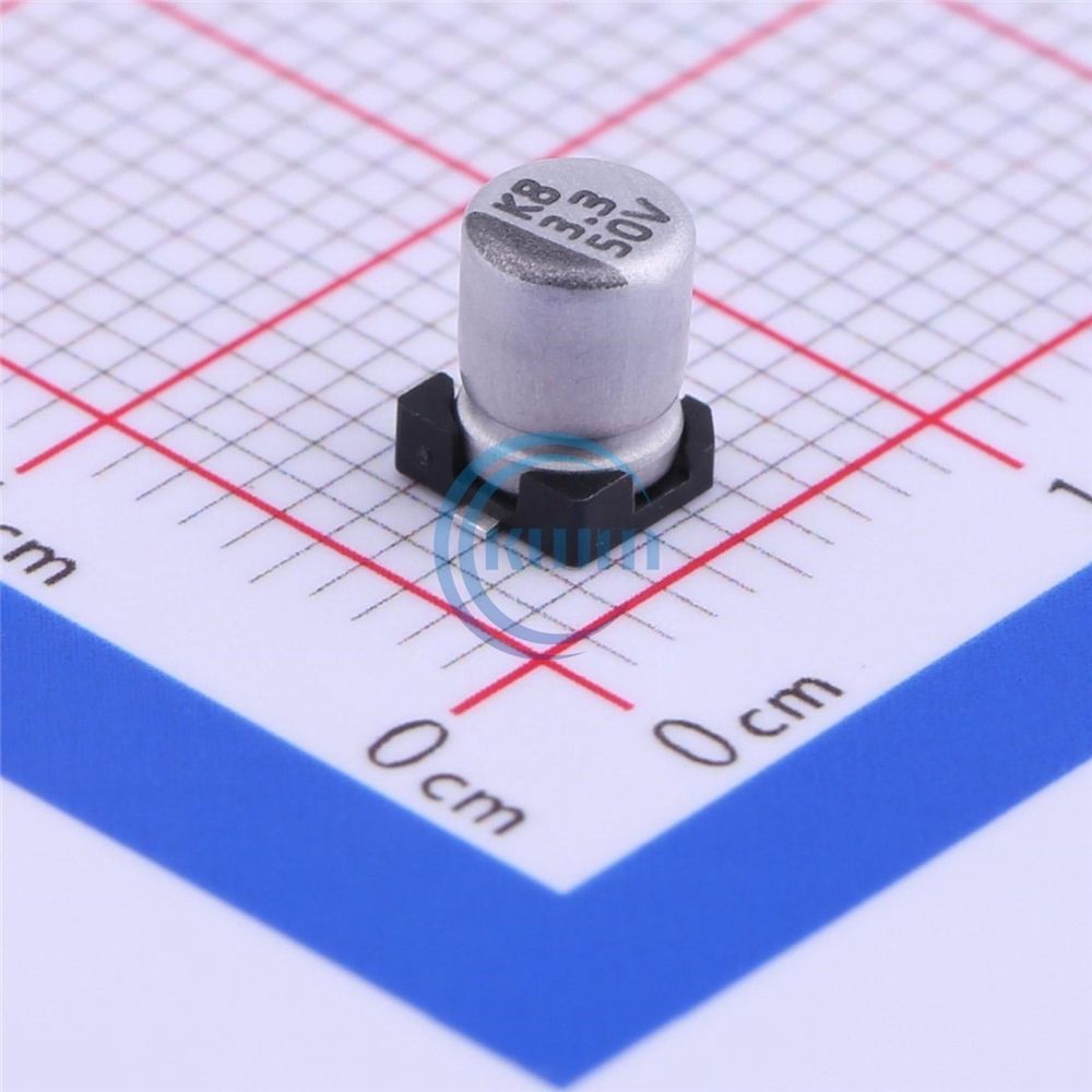 KWM Original new VE Series 3.3uF 50V Electrolytic capacitor SMD VE-3R3M1HTR-0405 Integrated circuit IC Chip in stock
