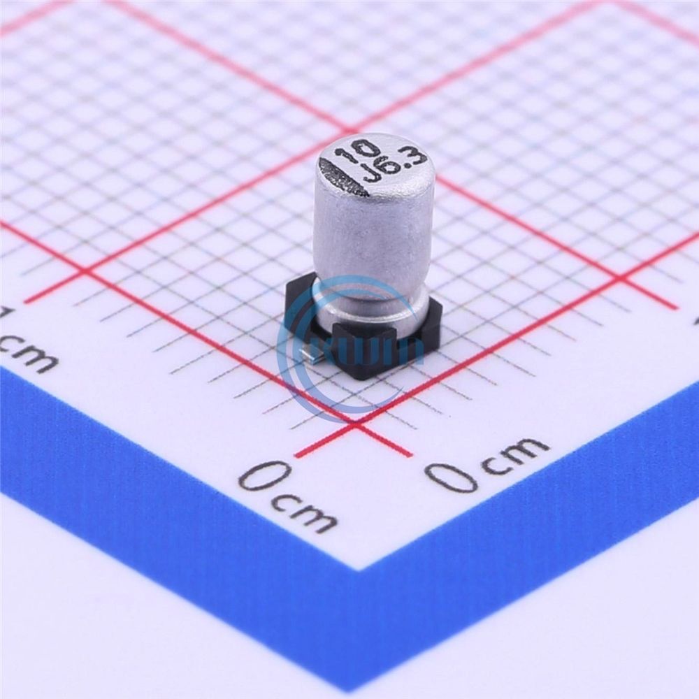 KWM Original new VE Series 10uF 6.3V Electrolytic capacitor SMD VE-100M0JTR-0305 Integrated circuit IC Chip in stock