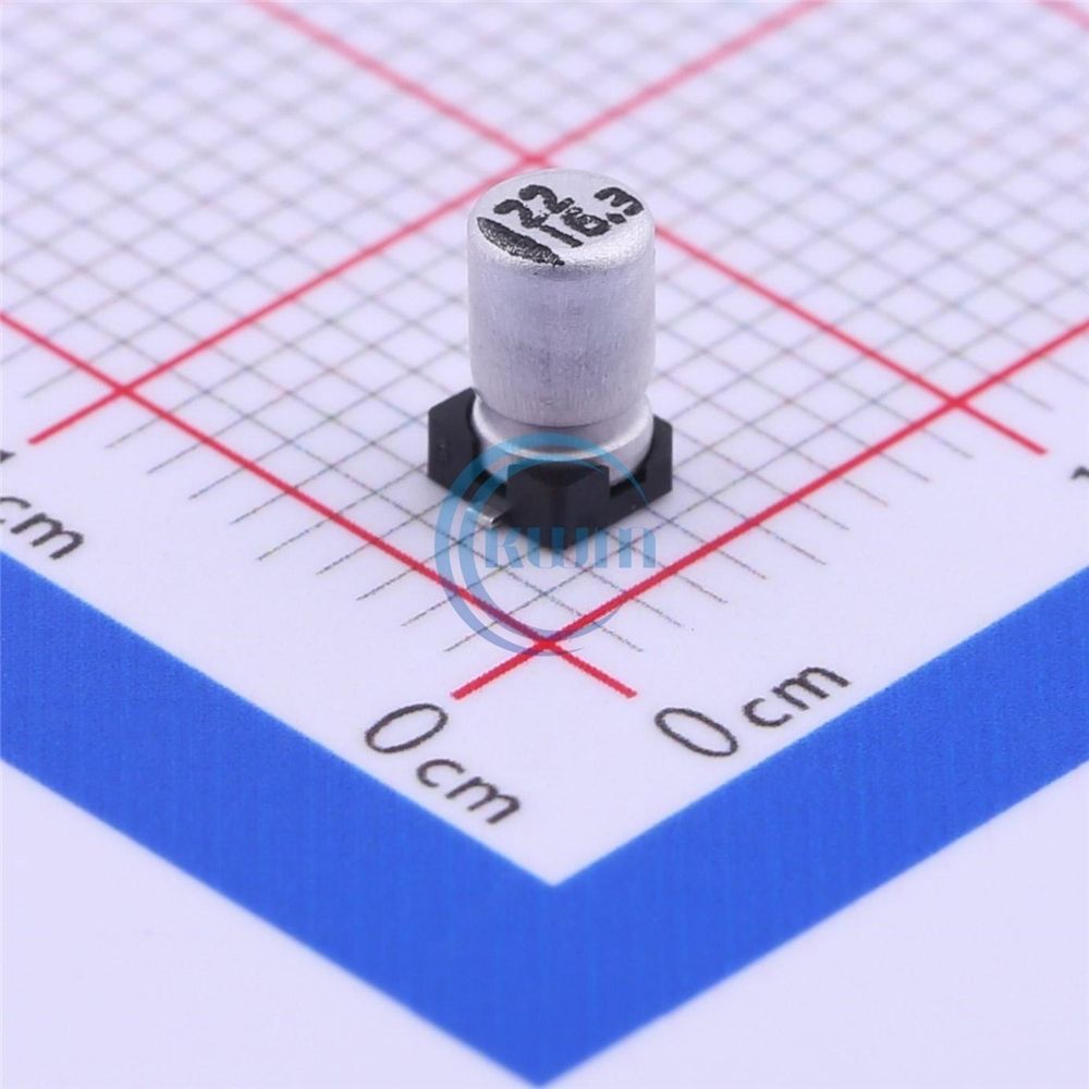 KWM Original new VE Series 22uF 6.3V Electrolytic capacitor SMD VE-220M0JTR-0305 Integrated circuit IC Chip in stock