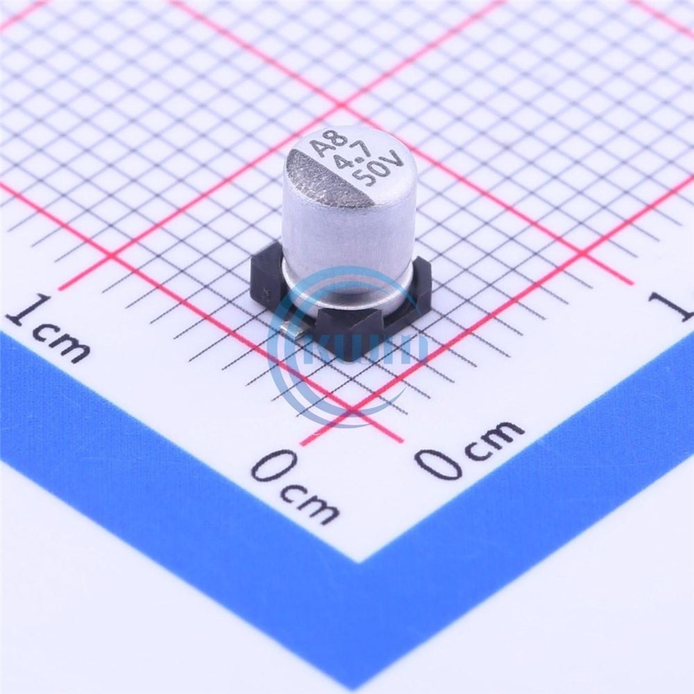 KWM Original new VE Series 4.7uF 50V Electrolytic capacitor SMD VE-4R7M1HTR-0405 Integrated circuit IC Chip in stock