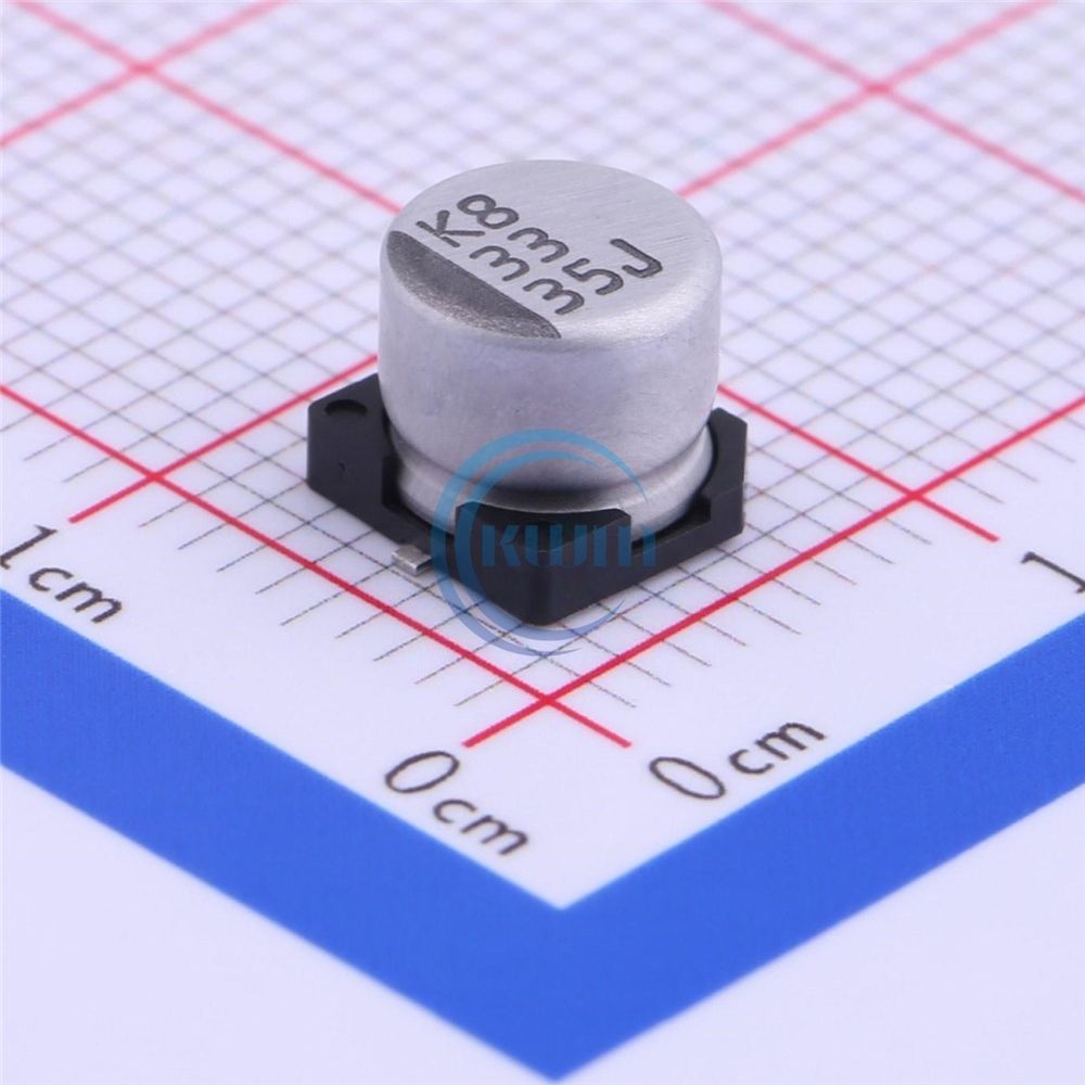 KWM Original new VEJ Series 33uF 35V Electrolytic capacitor SMD VEJ330M1VTR-0606 Integrated circuit IC Chip in stock