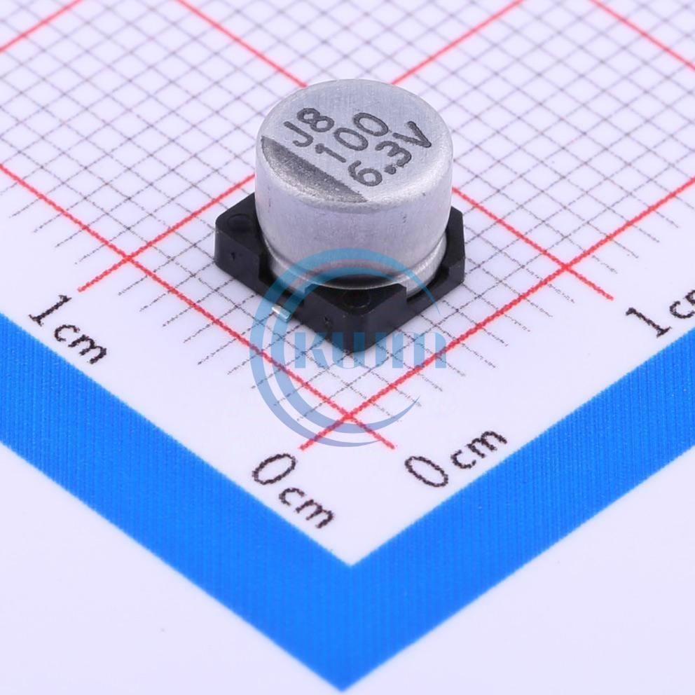 KWM Original new VE Series 100uF 6.3V Electrolytic capacitor SMD VE-101M0JTR-0605 Integrated circuit IC Chip in stock