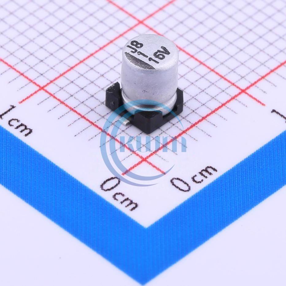 KWM Original new VE Series 1uF 16V Electrolytic capacitor SMD VE-010M1CTR-0405 Integrated circuit IC Chip in stock