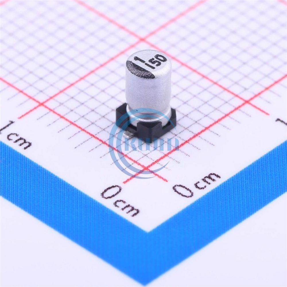 KWM Original new VE Series 1uF 50V Electrolytic capacitor SMD VE-010M1HTR-0305 Integrated circuit IC Chip in stock