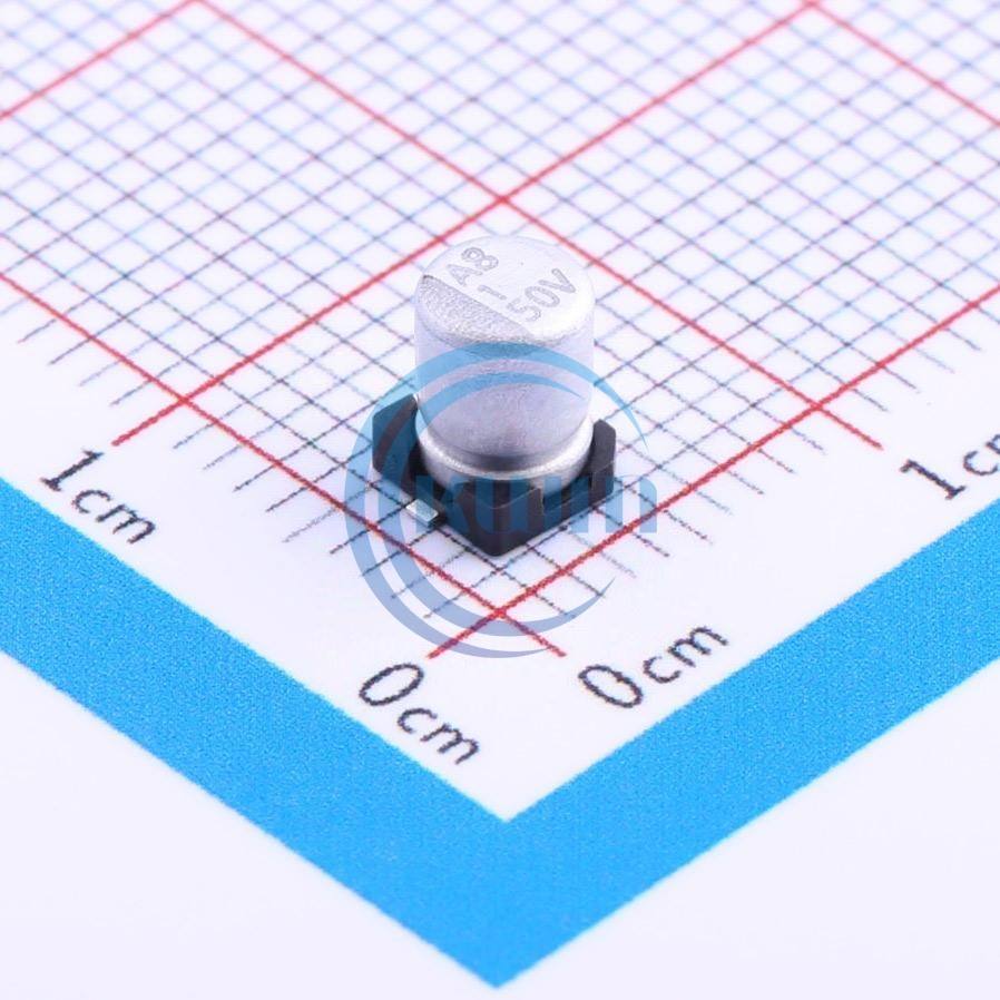 KWM Original new VE Series 1uF 50V Electrolytic capacitor SMD VE-010M1HTR-0405 Integrated circuit IC Chip in stock