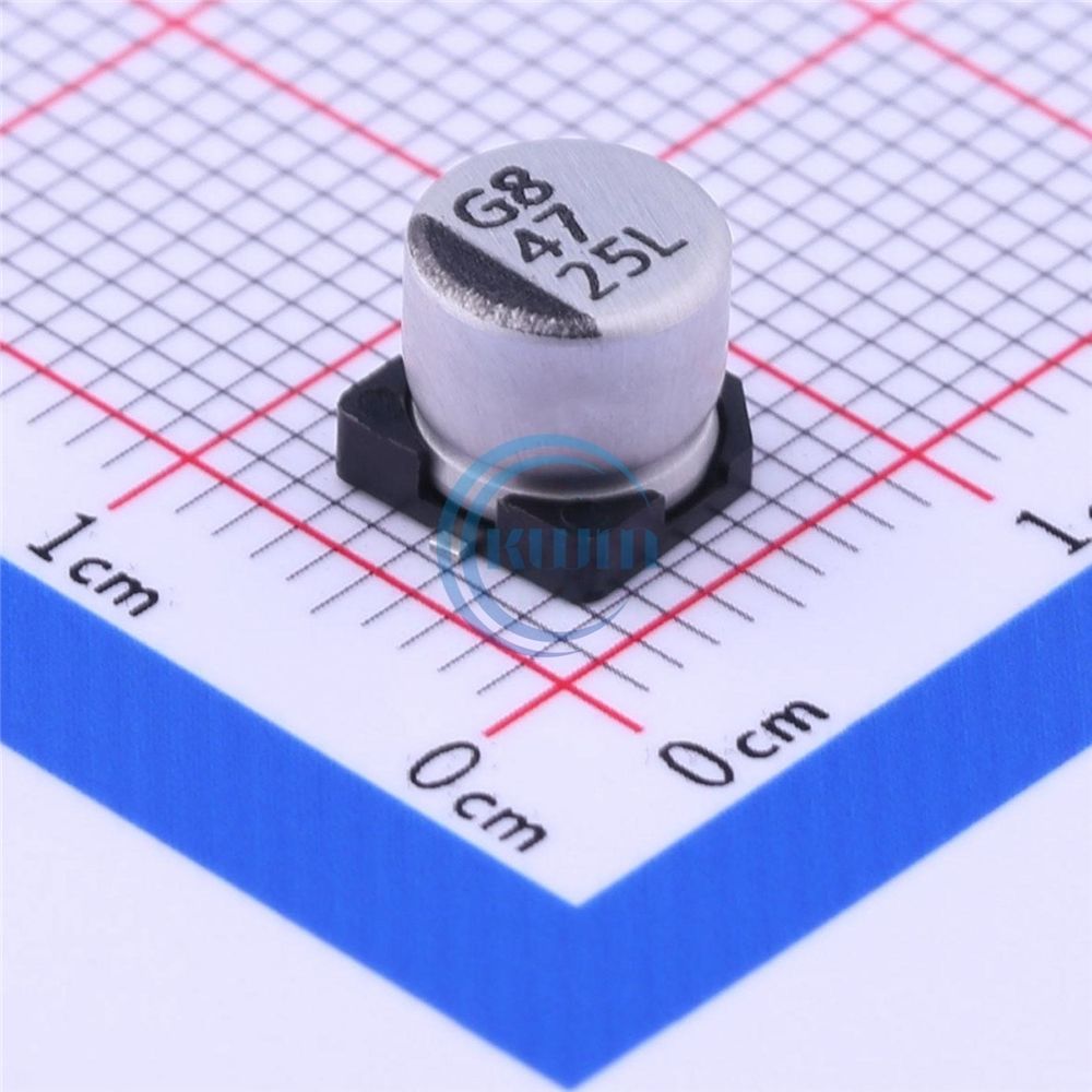 KWM Original new VZL Series 47uF 25V Electrolytic capacitor SMD VZL470M1ETR-0606 Integrated circuit IC Chip in stock
