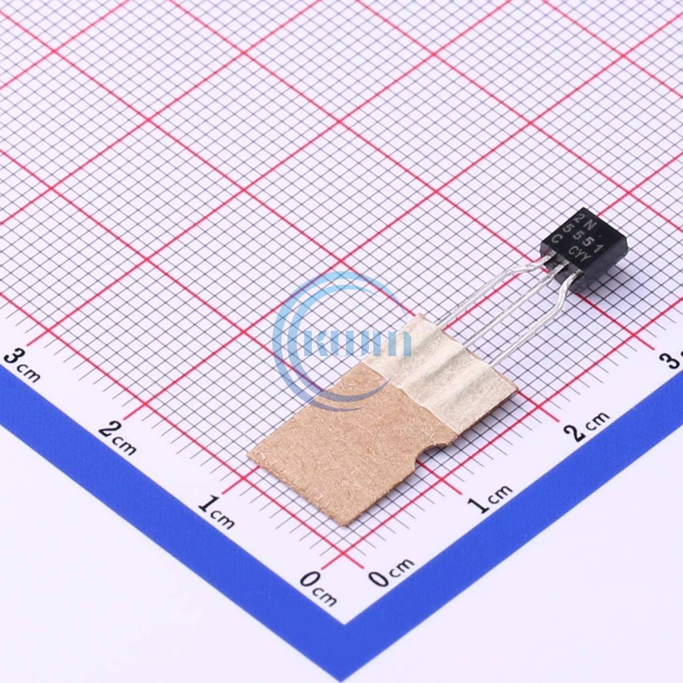 KWM Original new 2N5551 Transistor SOT-23(SOT-23-3) 2N5551-TA Integrated circuit IC chip in stock