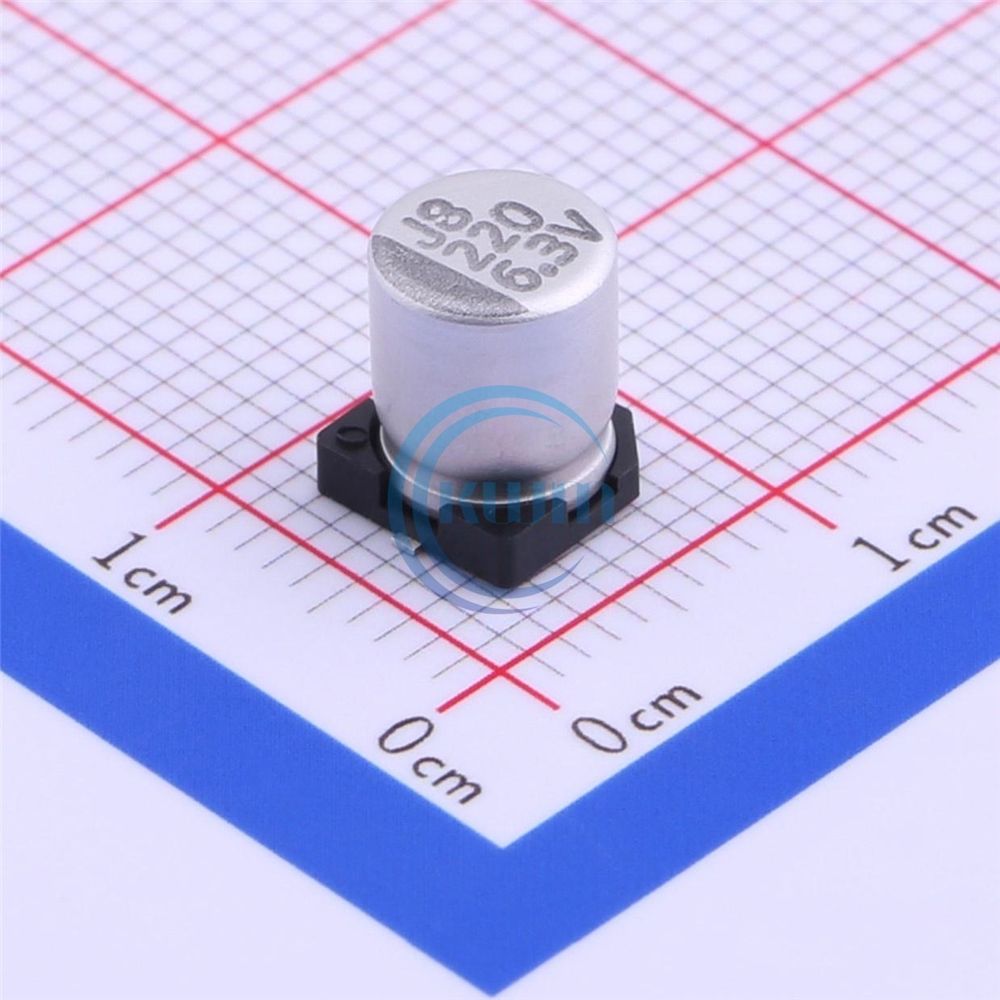 KWM Original new VE Series 220uF 6.3V Electrolytic capacitor SMD VE-221M0JTR-0607 Integrated circuit IC Chip in stock