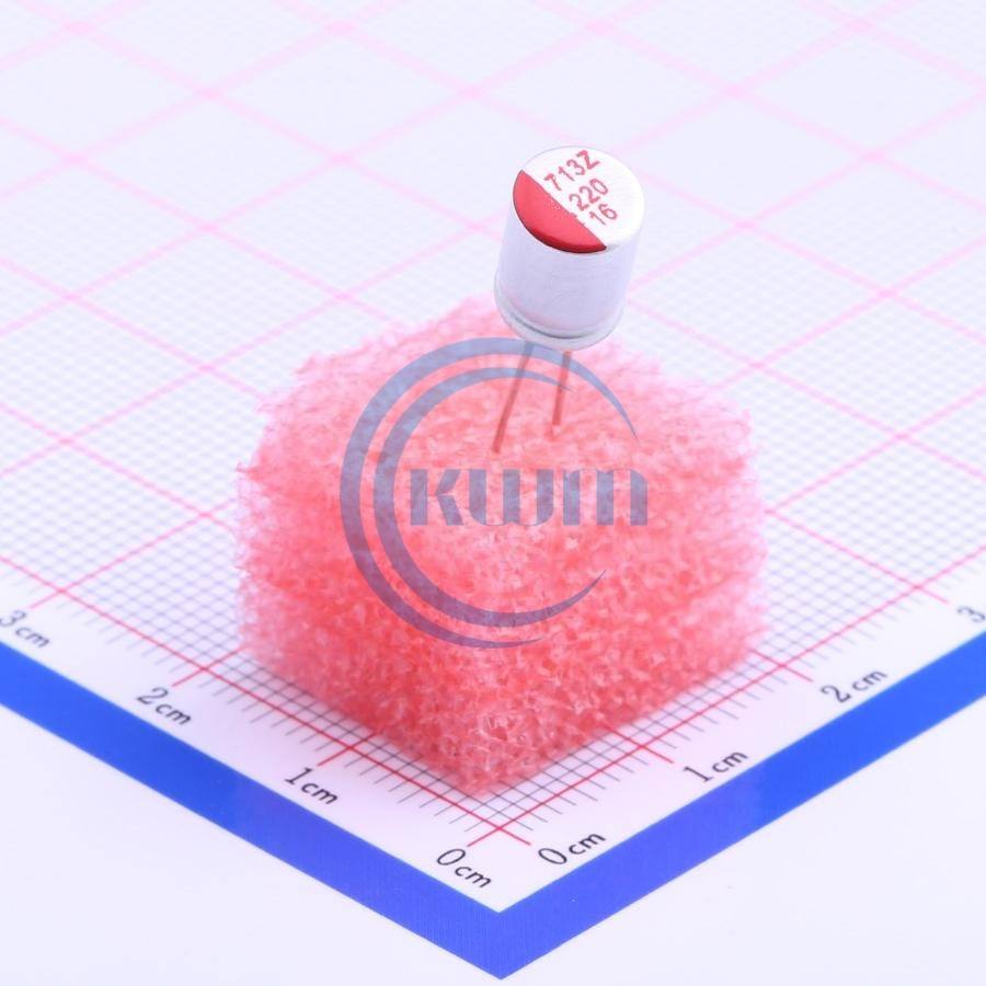 KWM Original new SPZ1CM Series 220uF 16V Solid electrolytic capacitor Radial SPZ1CM221E08O00RAXXX Integrated circuit