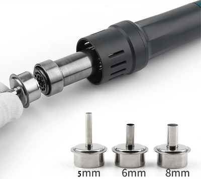KWM Original new 861DW Hot Air Gun Nozzle 856AX Hot Air Gun Nozzle 1300A Head Air Outlet Nozzle Plug in