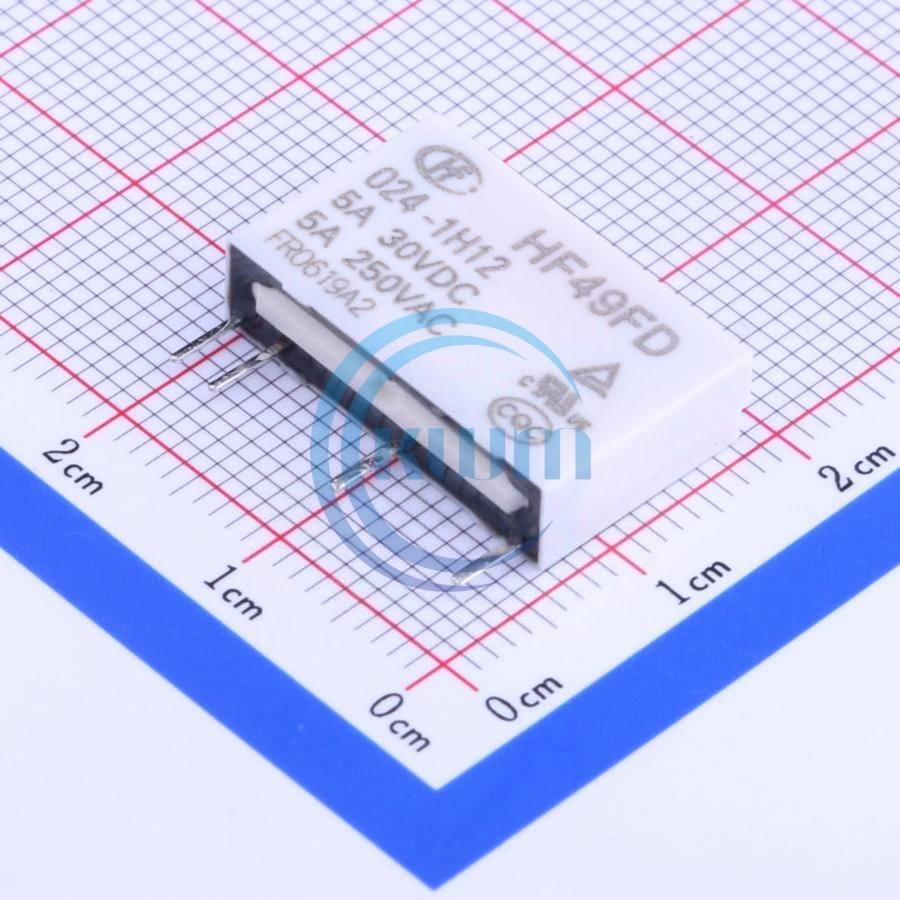 KWM Original new HF49FD Series Relay Through Hole HF49FD/024-1H12 Integrated Circuit IC Chip in stock