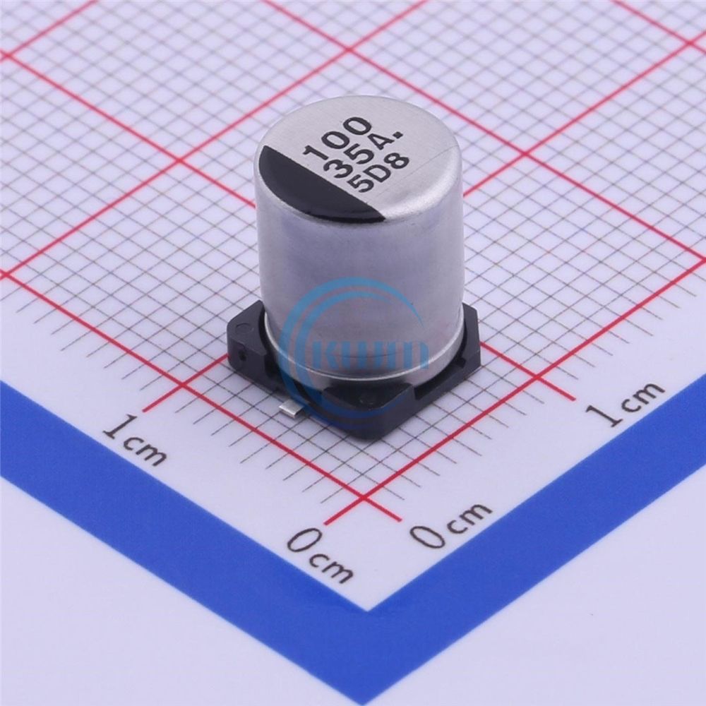 KWM Original new EEE Series 100uF 35V Electrolytic capacitor SMD EEE1VA101UP Integrated circuit IC Chip in stock