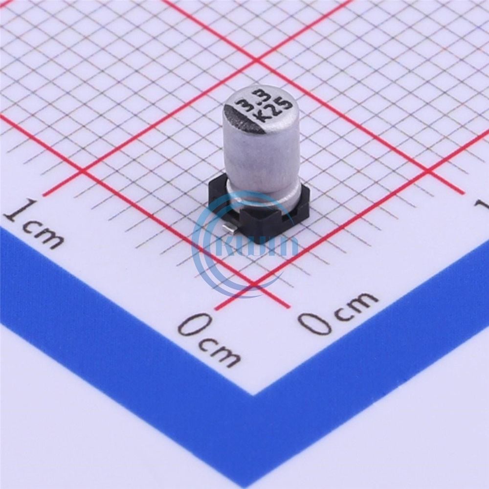 KWM Original new VE Series 3.3uF 25V Electrolytic capacitor SMD VE-3R3M1ETR-0305 Integrated circuit IC Chip in stock
